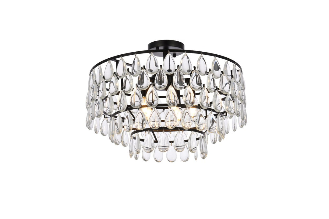20 Inch Flush Mount In Black