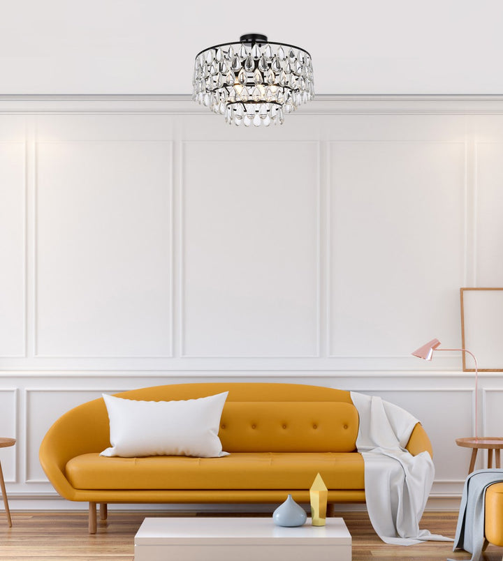 20 Inch Flush Mount In Black