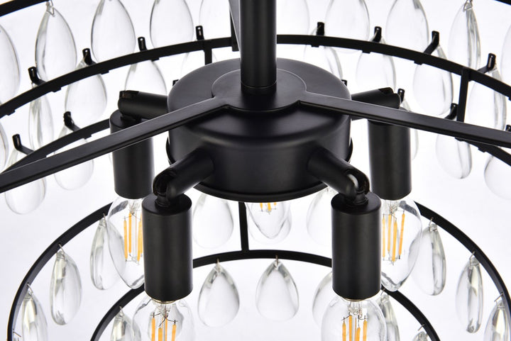18 Inch Flush Mount In Black