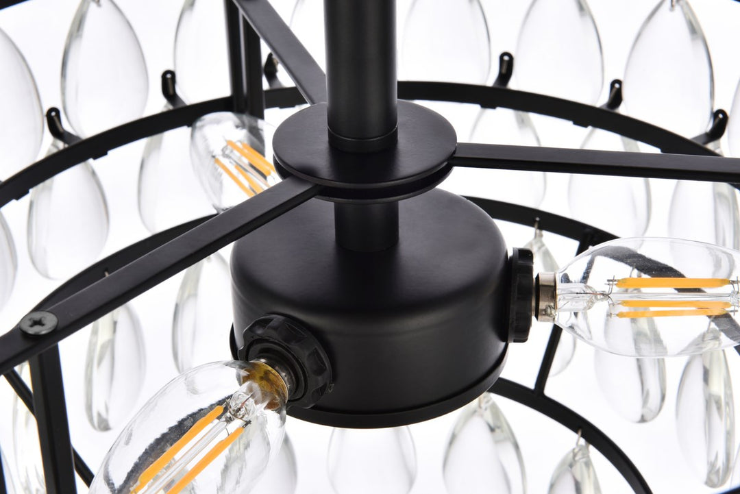14 Inch Flush Mount In Black
