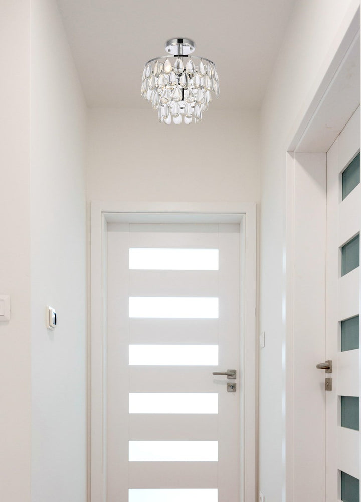 12 Inch Flush Mount In Chrome