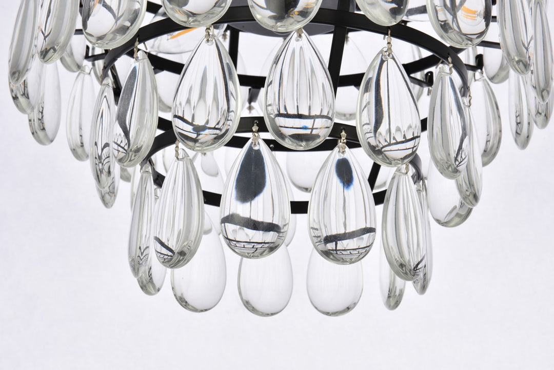 12 Inch Flush Mount In Black