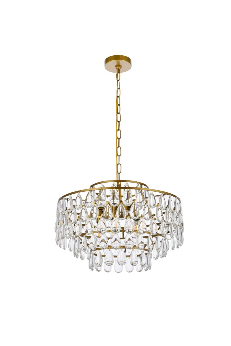 20 Inch Pendant In Brass