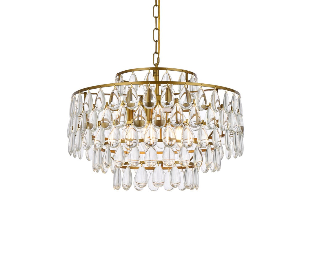 20 Inch Pendant In Brass