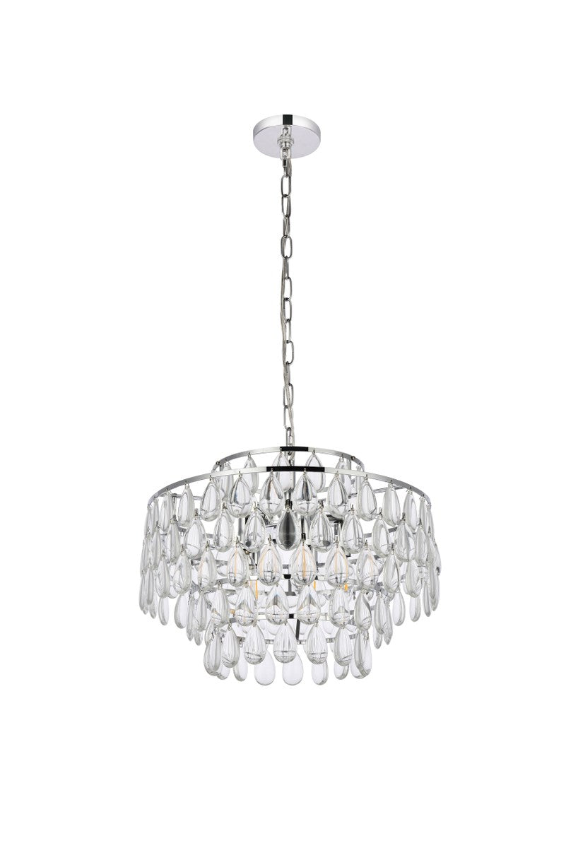 18 Inch Pendant In Chrome
