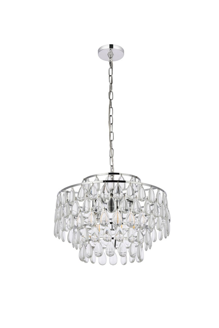 18 Inch Pendant In Chrome