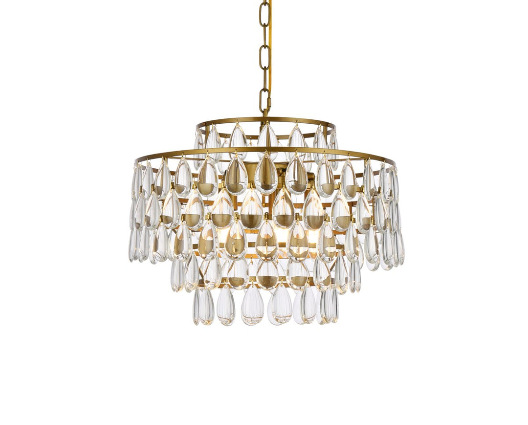 18 Inch Pendant In Brass