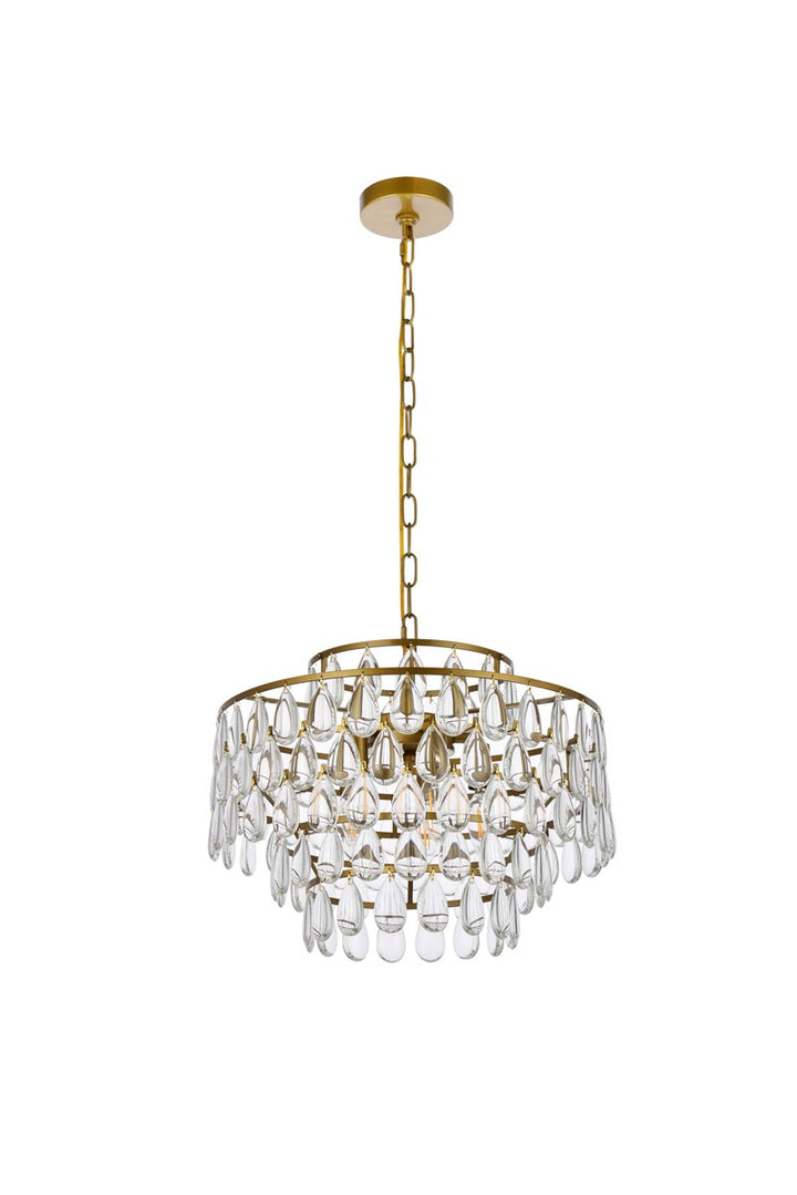 18 Inch Pendant In Brass