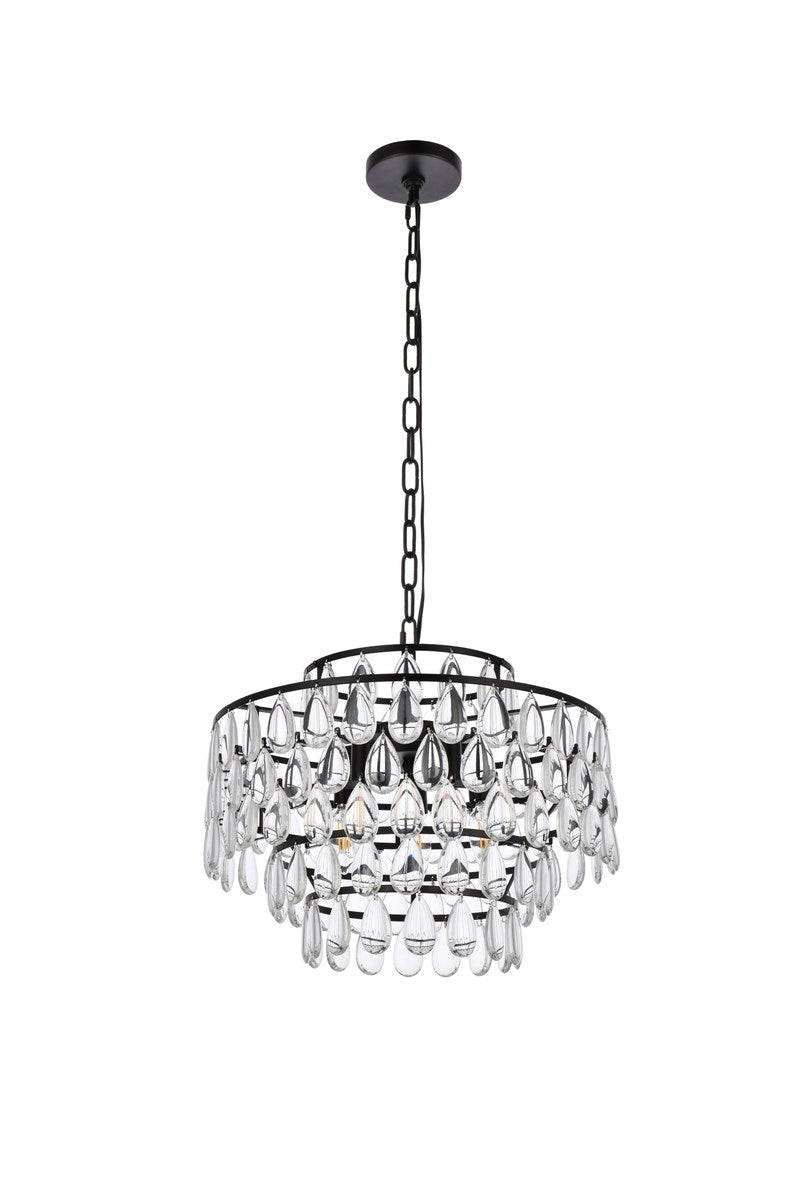 18 Inch Pendant In Black