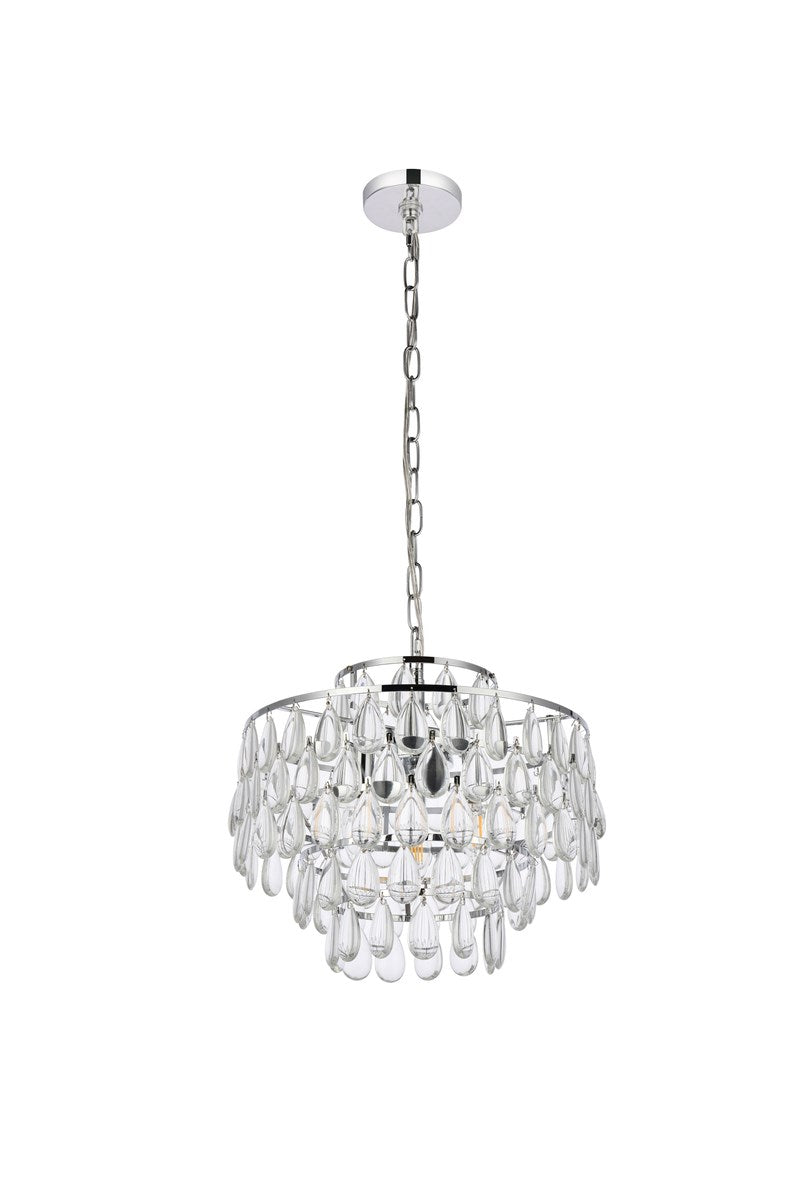16 Inch Pendant In Chrome