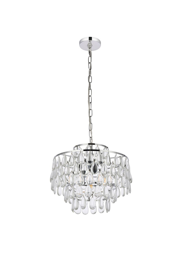 16 Inch Pendant In Chrome