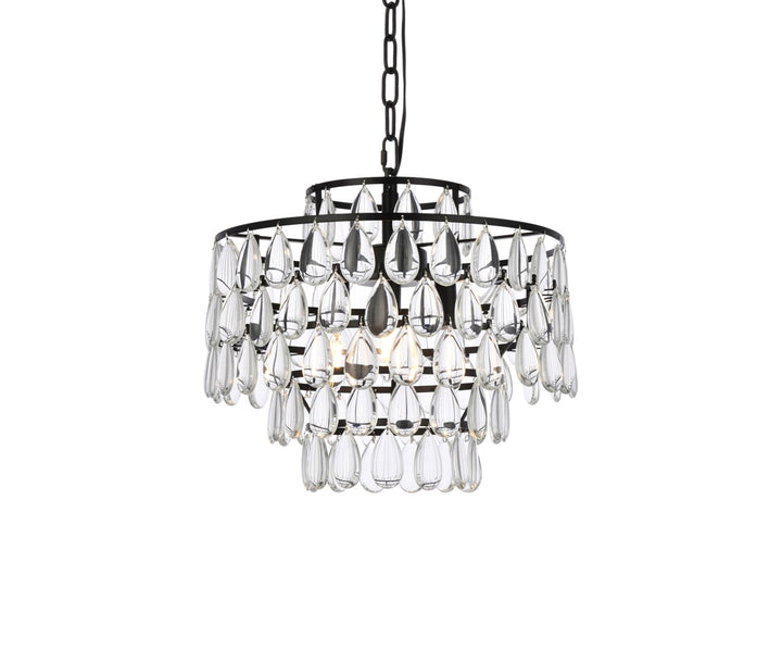 16 Inch Pendant In Black