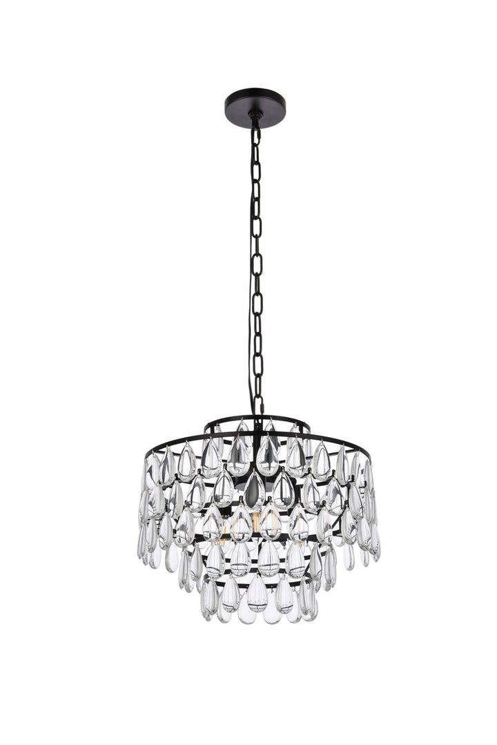 16 Inch Pendant In Black