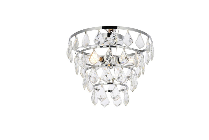 16 Inch Flush Mount In Chrome