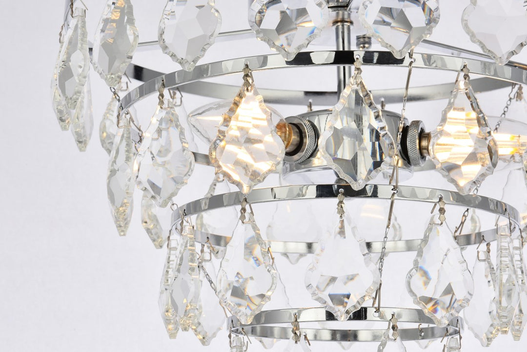 16 Inch Flush Mount In Chrome