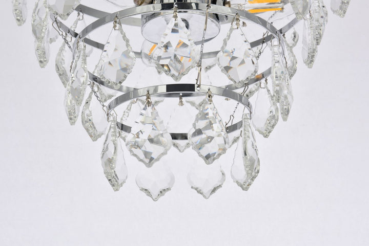 16 Inch Flush Mount In Chrome