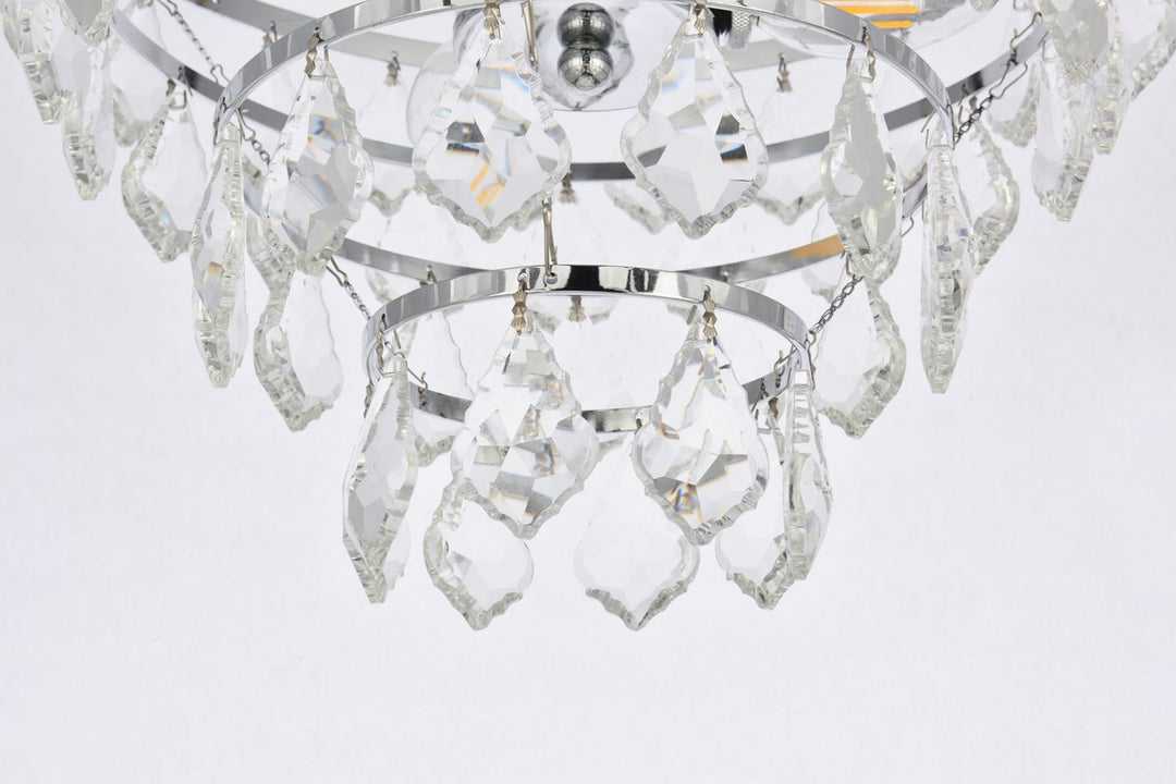 14 Inch Flush Mount In Chrome