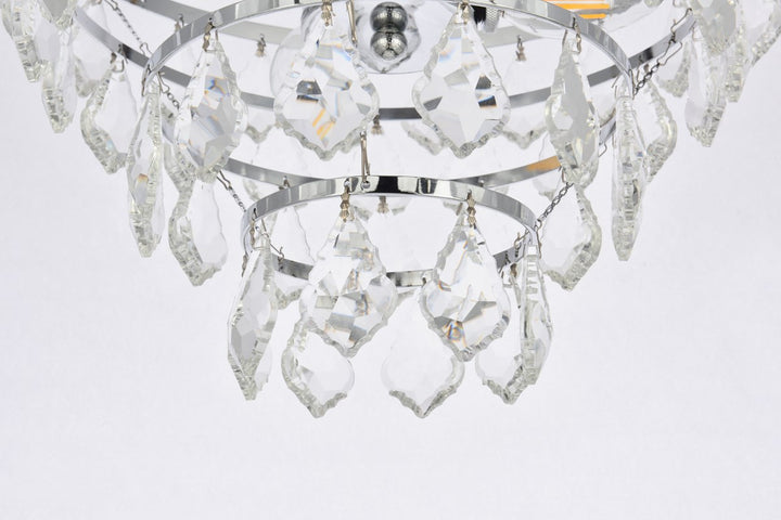 14 Inch Flush Mount In Chrome