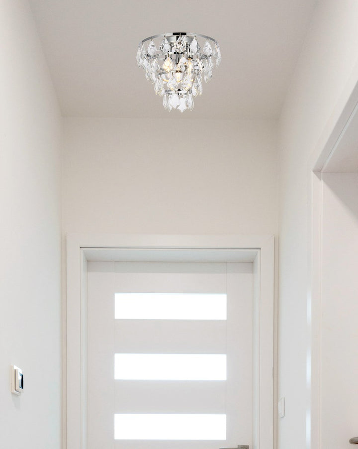 12 Inch Flush Mount In Chrome