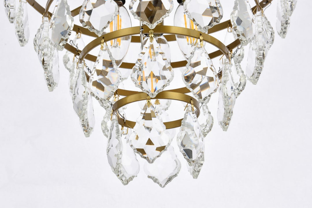 12 Inch Flush Mount In Brass