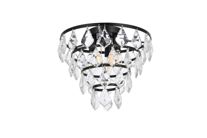 12 Inch Flush Mount In Black
