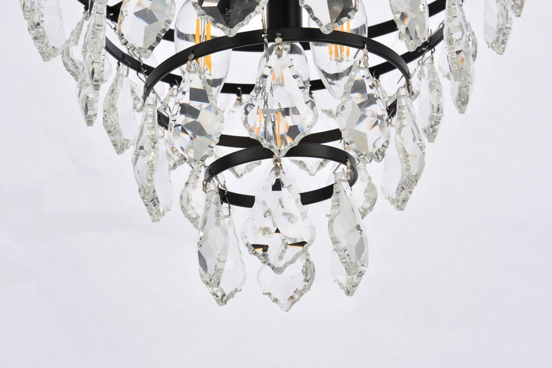 12 Inch Flush Mount In Black