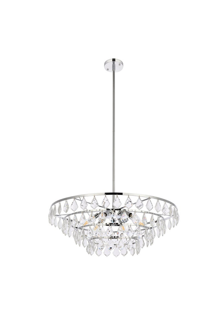 28 Inch Pendant In Chrome