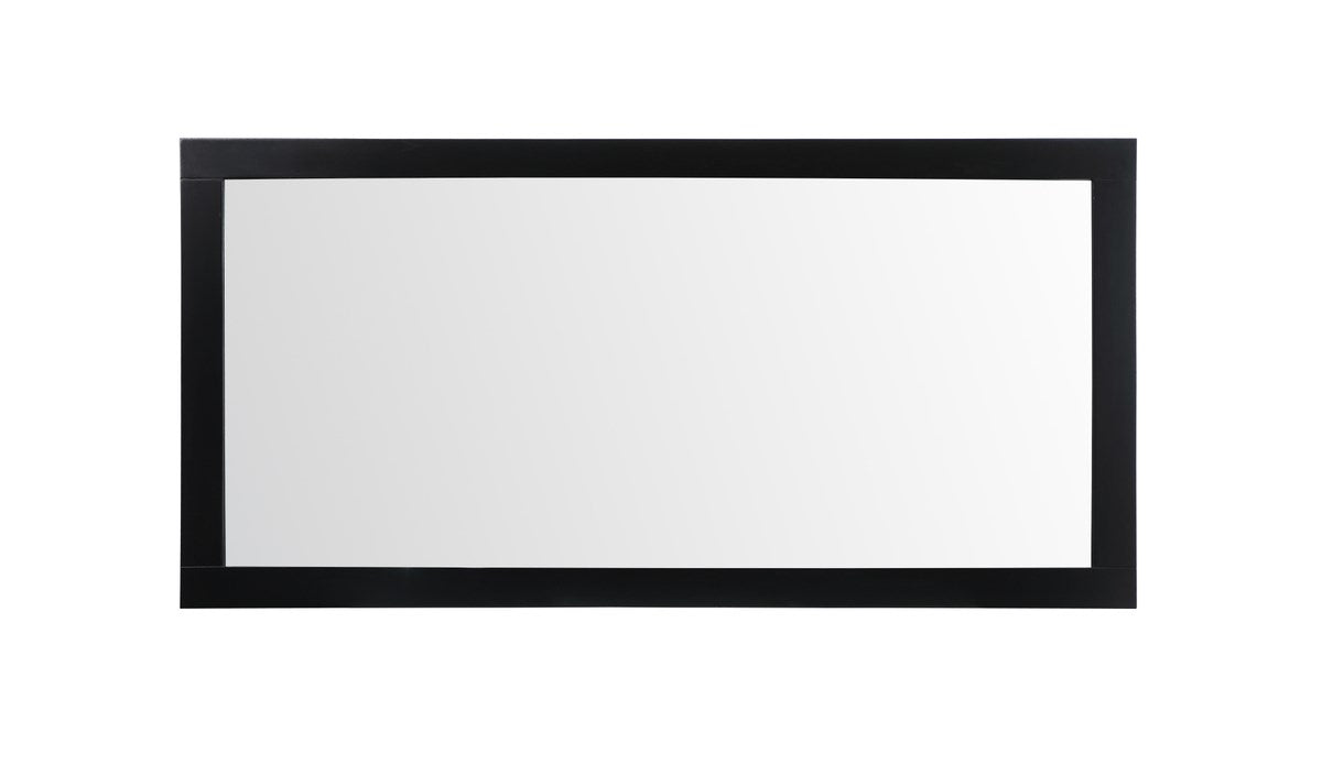 Vanity Mirror 72X36 Inch In Black by Elegant Decor