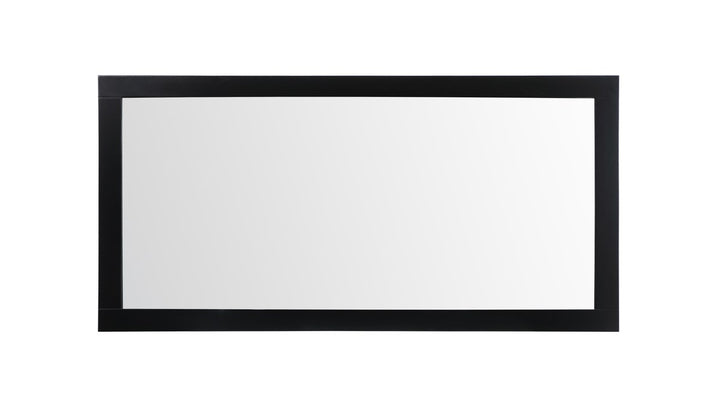 Vanity Mirror 72X36 Inch In Black by Elegant Decor