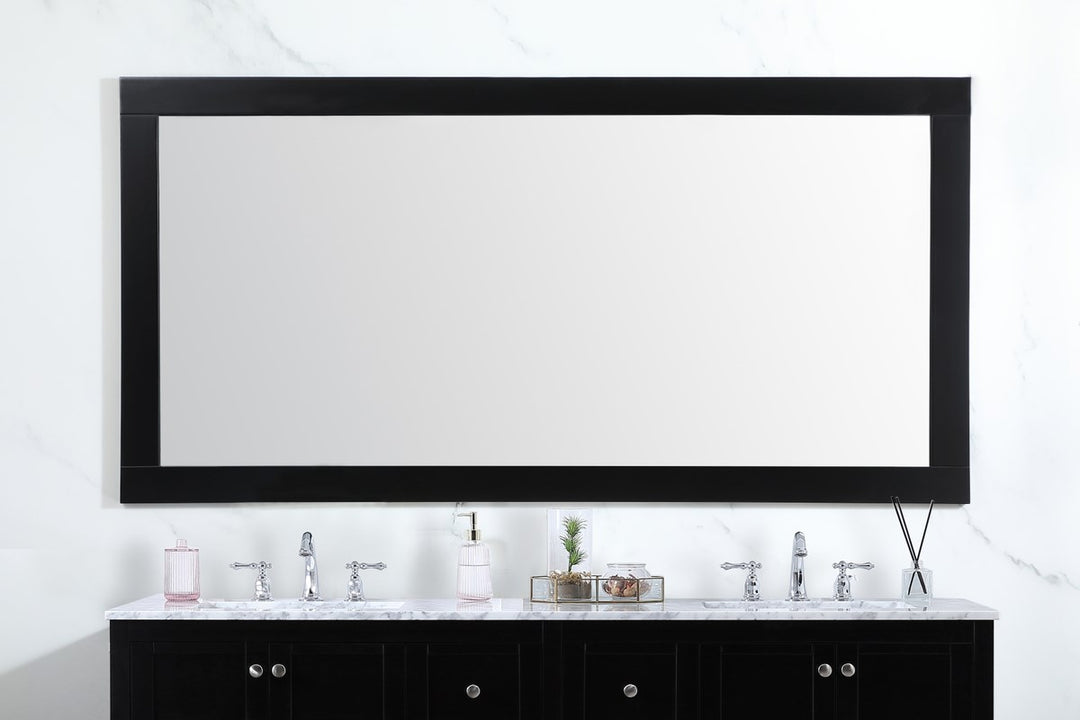 Vanity Mirror 72X36 Inch In Black