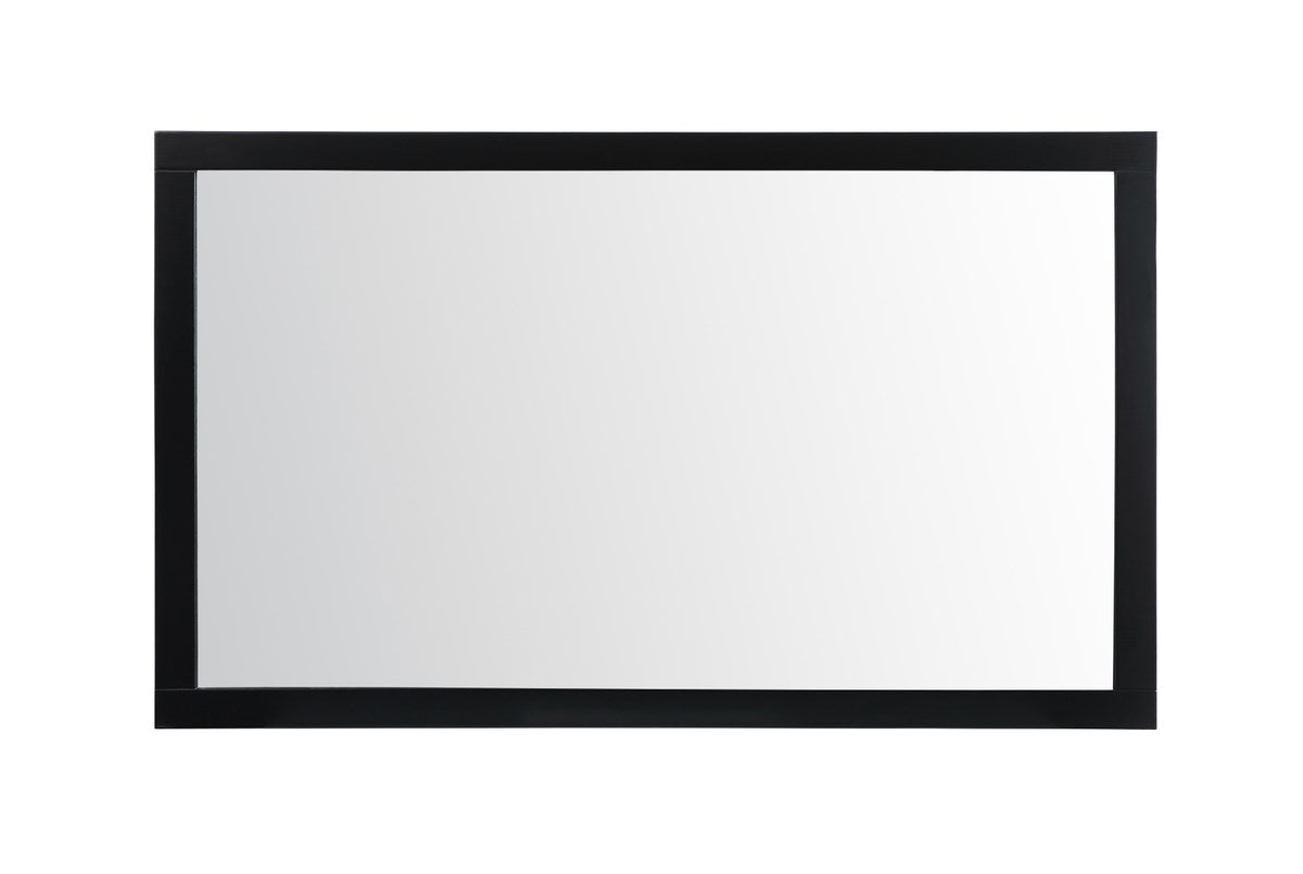 Vanity Mirror 60X36 Inch In Black by Elegant Decor