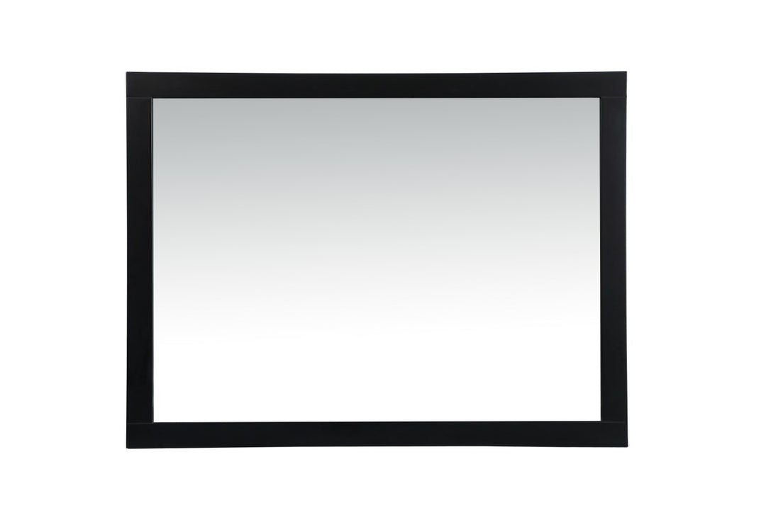 Vanity Mirror 48X36 Inch In Black by Elegant Decor