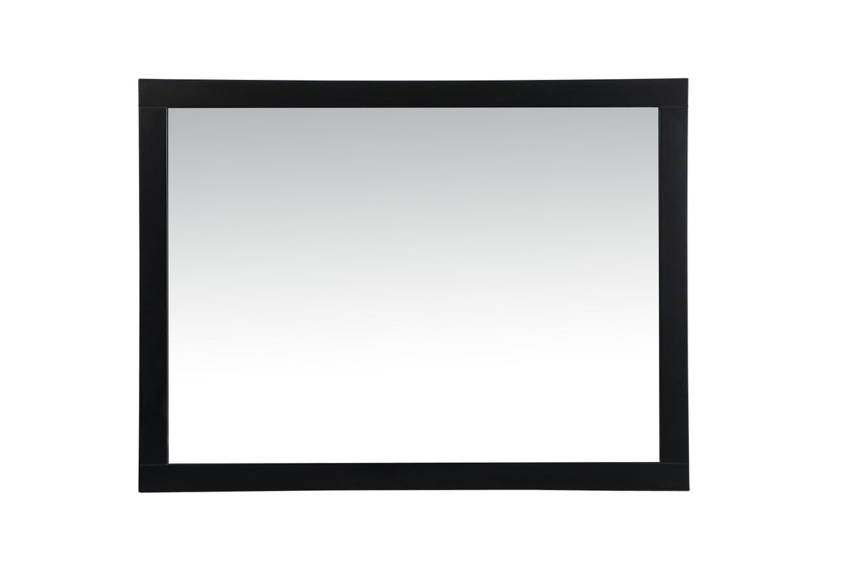 Vanity Mirror 48X36 Inch In Black by Elegant Decor