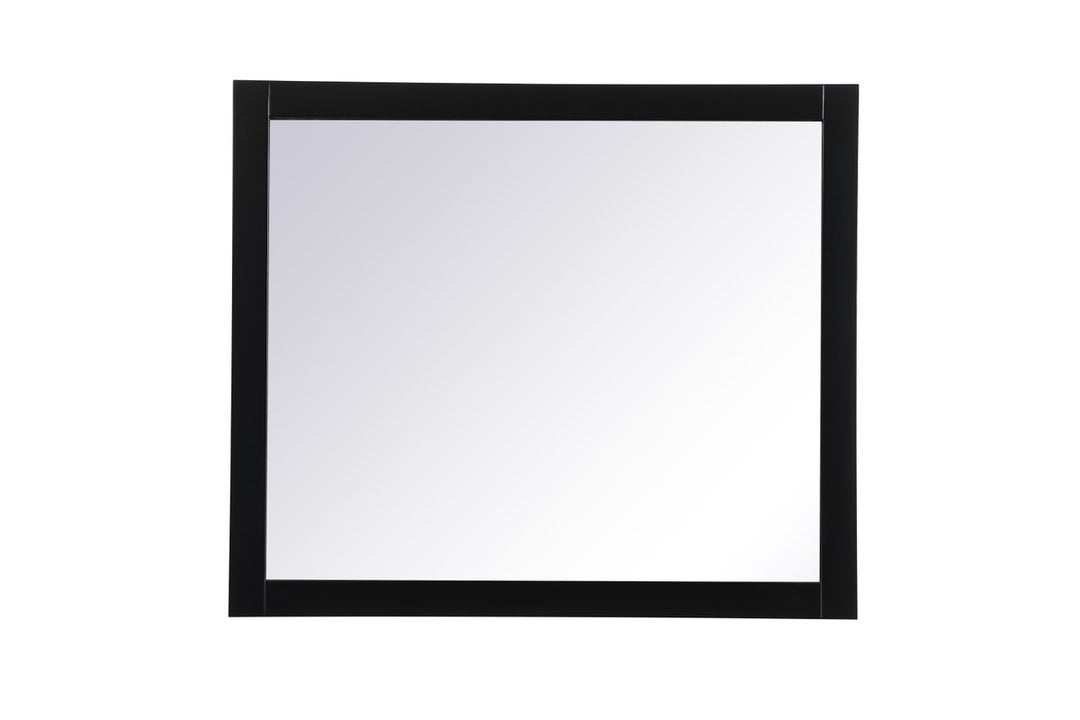 Vanity Mirror 42X36 Inch In Black by Elegant Decor