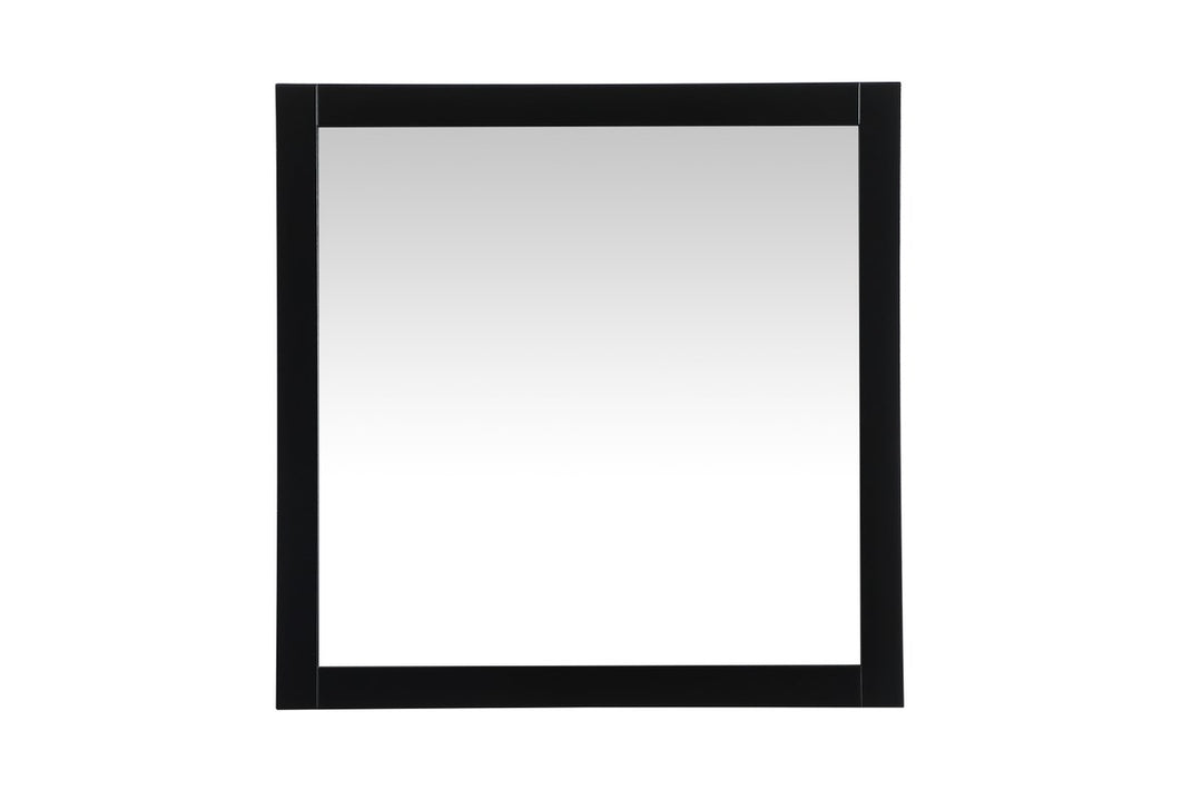 Vanity Mirror 36X36 Inch In Black by Elegant Decor