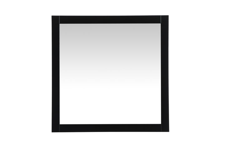 Vanity Mirror 36X36 Inch In Black by Elegant Decor