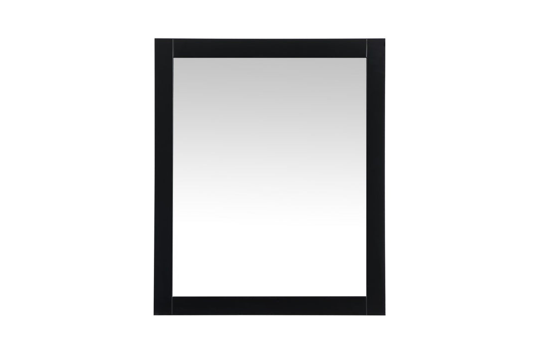 Vanity Mirror 30X36 Inch In Black by Elegant Decor