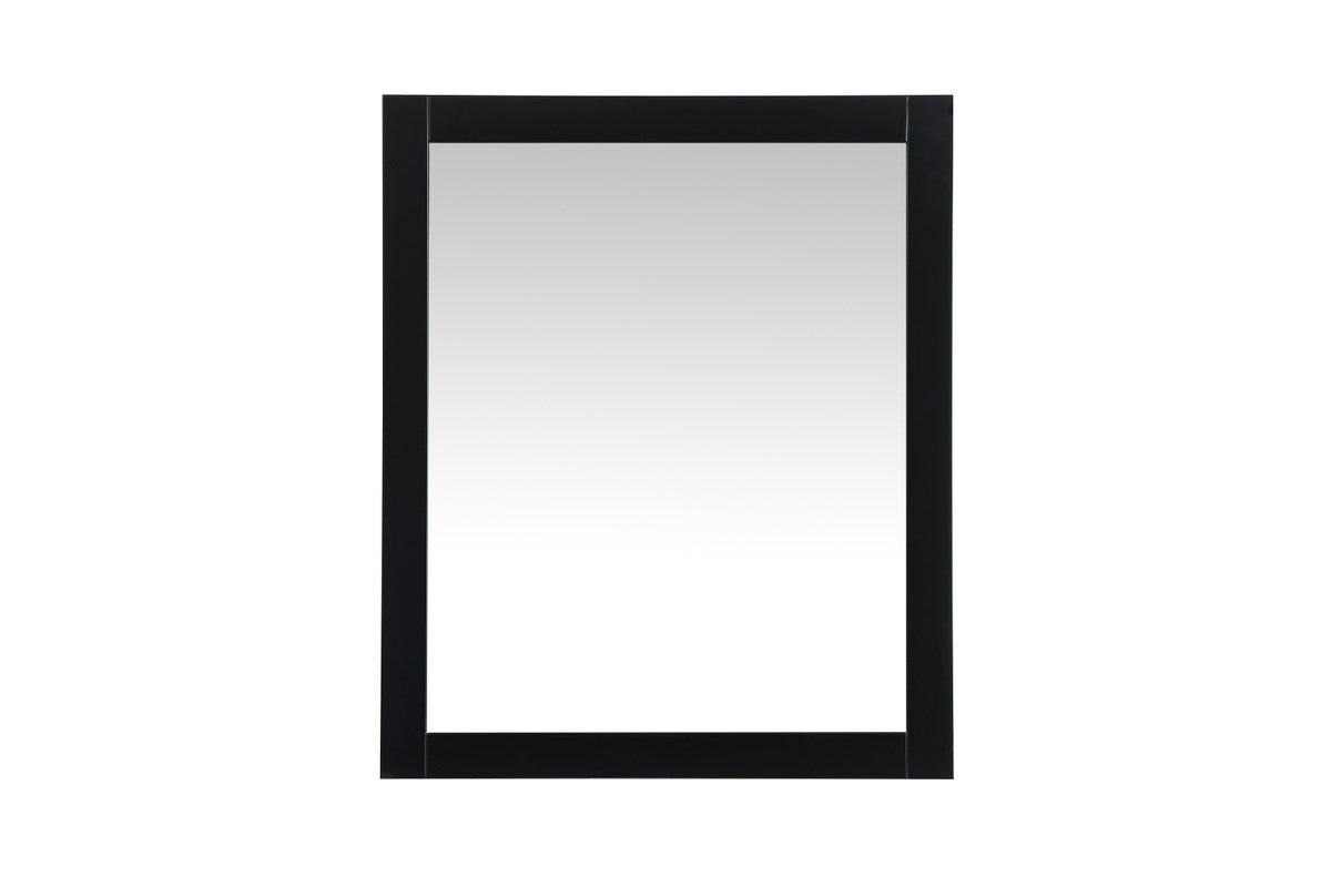 Vanity Mirror 30X36 Inch In Black by Elegant Decor