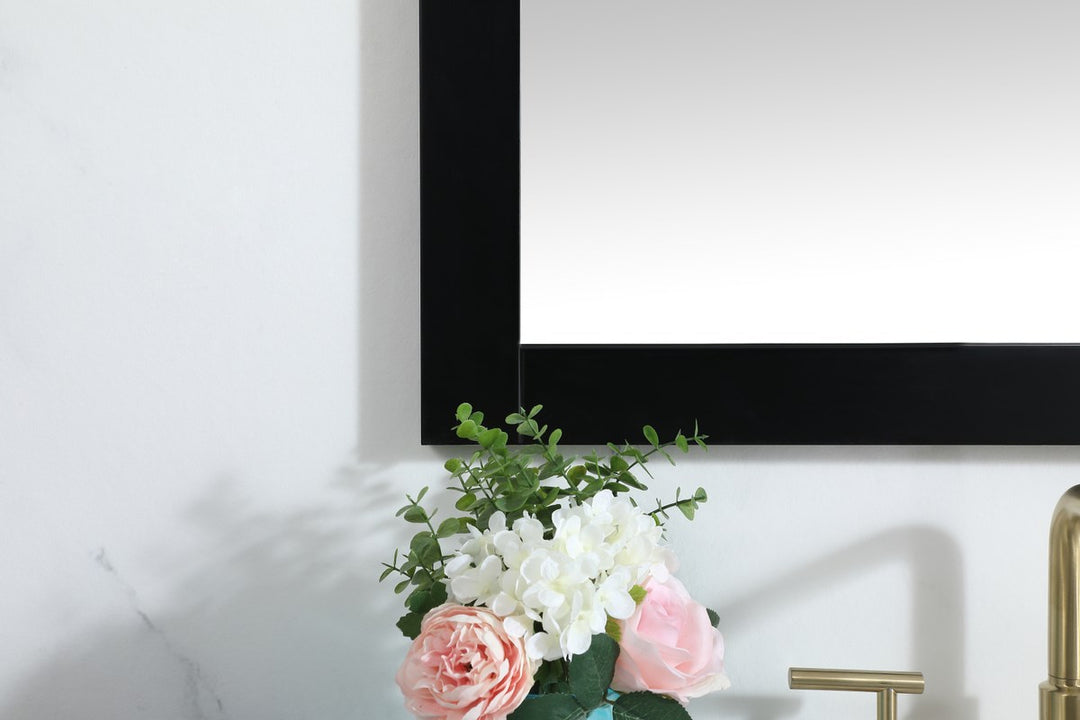 Vanity Mirror 30X36 Inch In Black