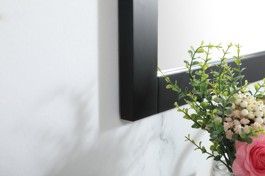 Vanity Mirror 30X36 Inch In Black