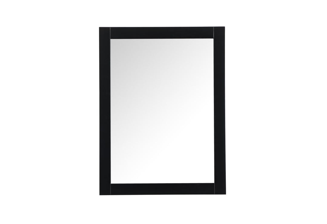Vanity Mirror 27X36 Inch In Black by Elegant Decor