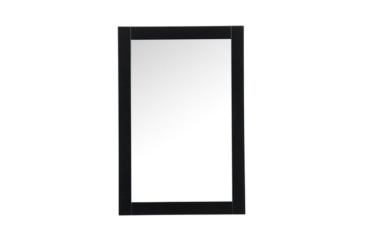 Vanity Mirror 24X36 Inch In Black by Elegant Decor