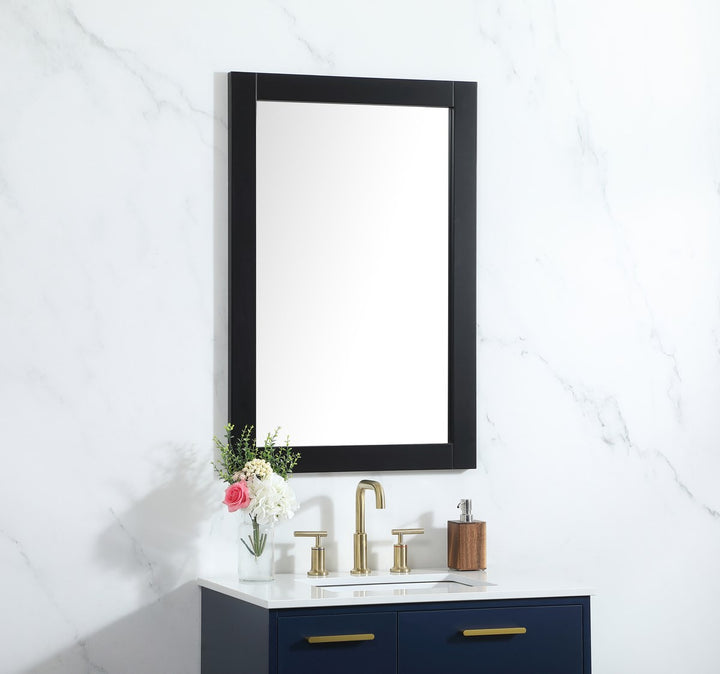 Vanity Mirror 24X36 Inch In Black