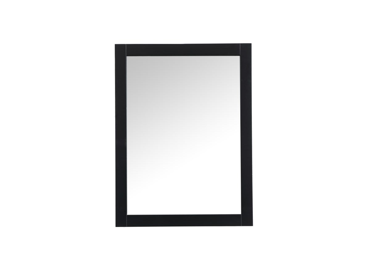Vanity Mirror 24X32 Inch In Black by Elegant Decor