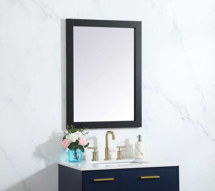 Vanity Mirror 24X32 Inch In Black