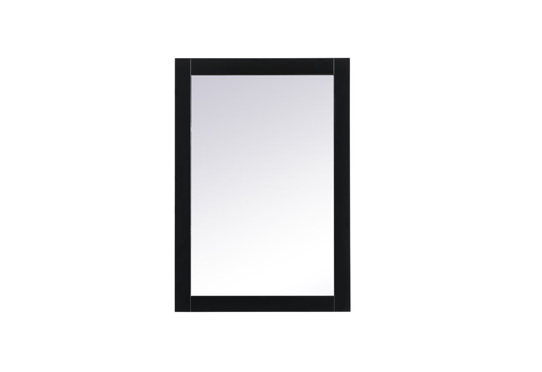 Vanity Mirror 22 X 32 Inch In Black by Elegant Decor