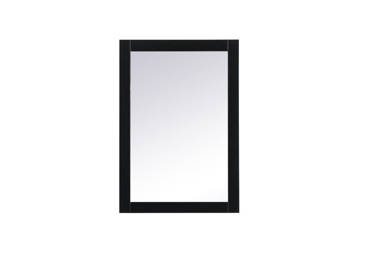 Vanity Mirror 22 X 32 Inch In Black by Elegant Decor