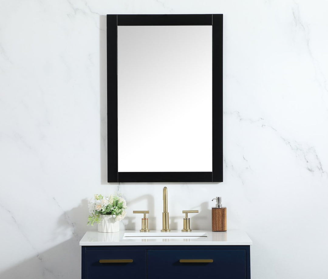 Vanity Mirror 22 X 32 Inch In Black
