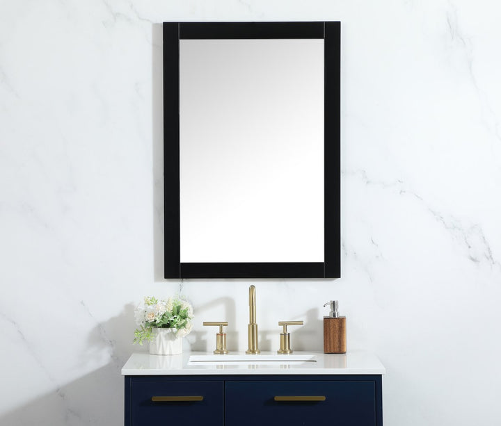 Vanity Mirror 22 X 32 Inch In Black
