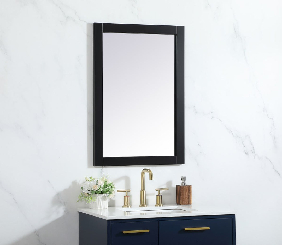 Vanity Mirror 22 X 32 Inch In Black